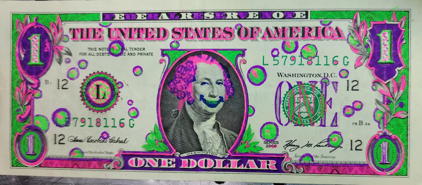 Dollar Bill Art #5