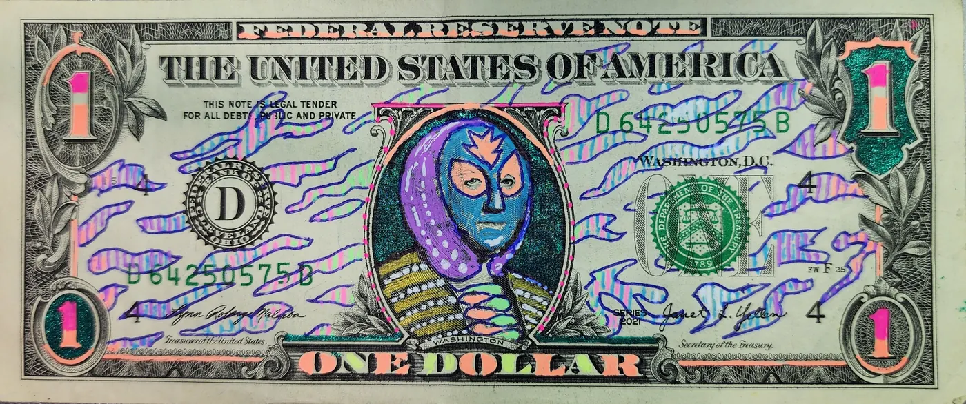 Dollar Bill Art #331