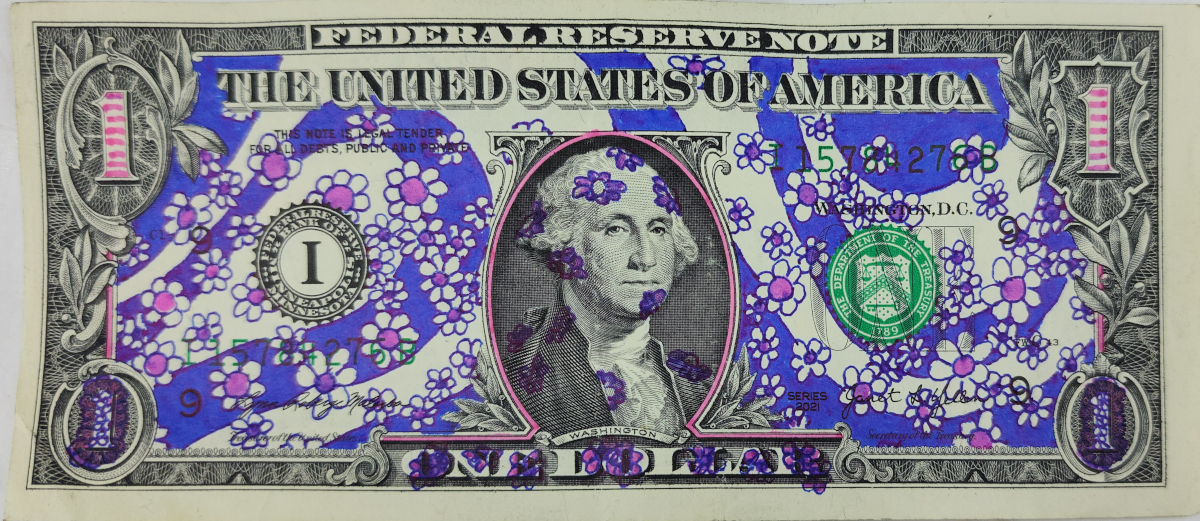 Dollar Bill Art #481