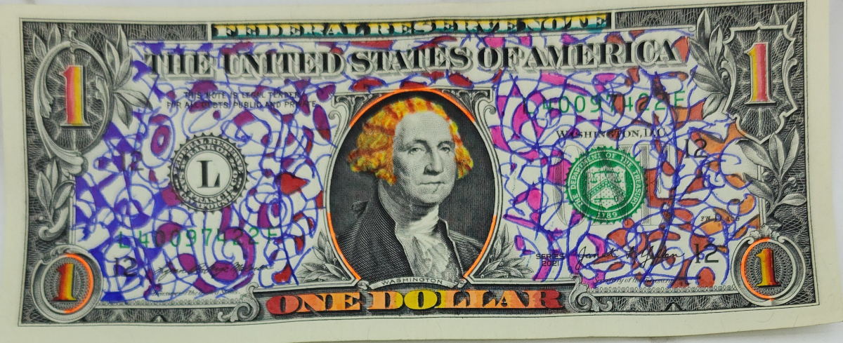 Dollar Bill Art #480