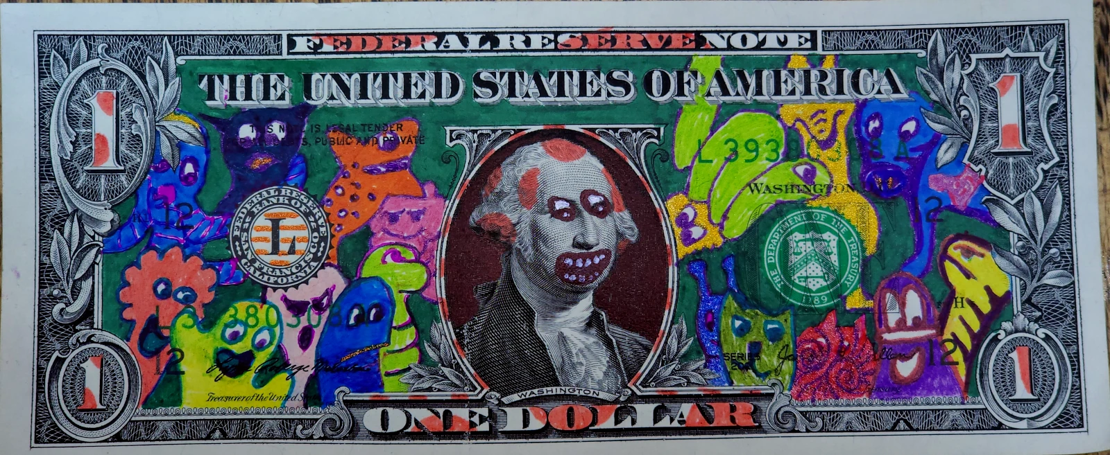 Dollar Bill  Art #490