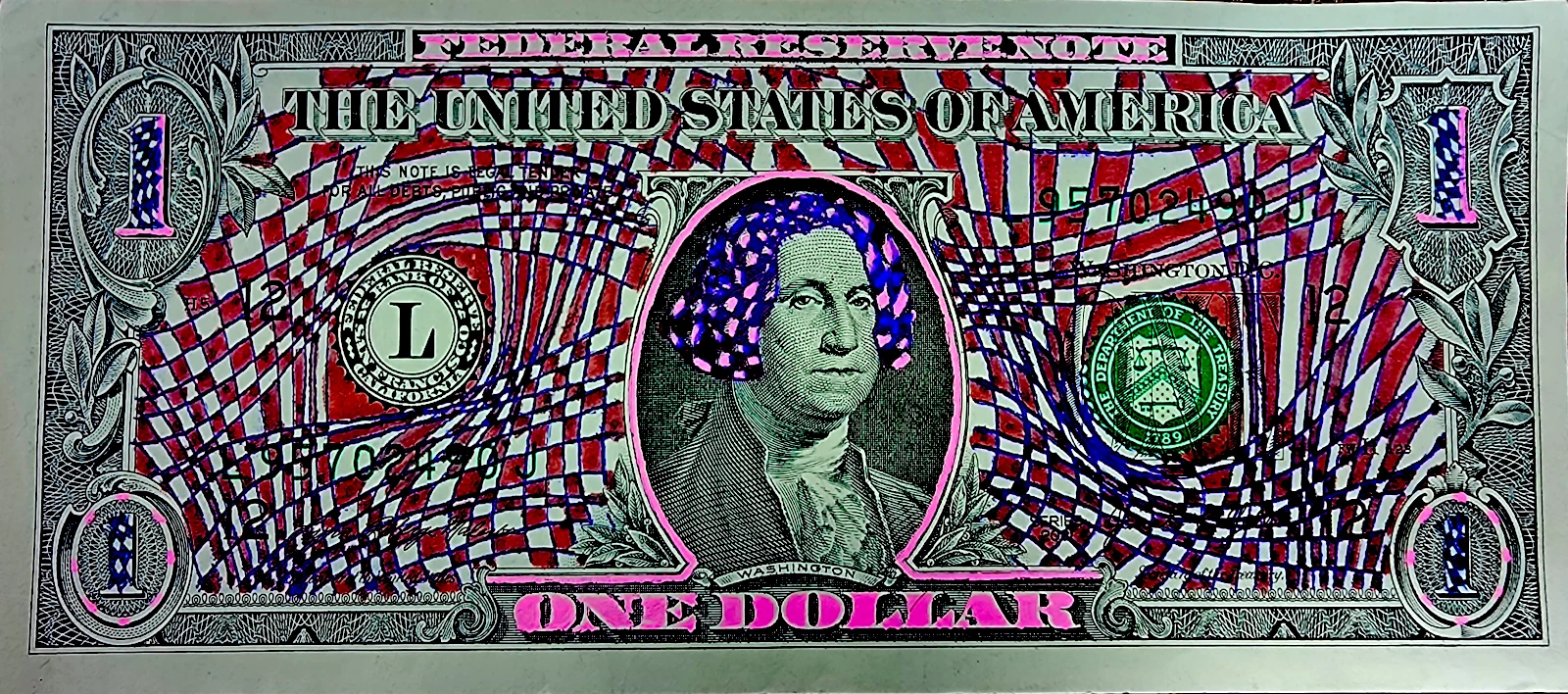 Dollar Bill Art #500
