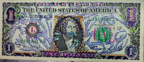 Dollar Bill Art #20
