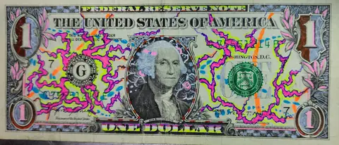 Dollar Bill Art #150