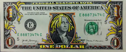 Dollar Bill Art #154