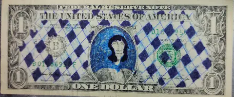 Dollar Bill Art #169
