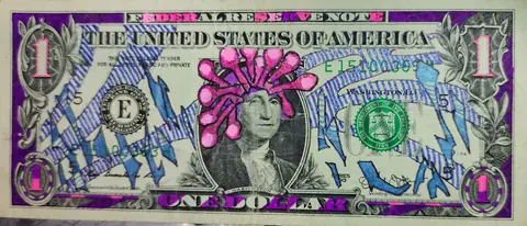 Dollar Bill Art #218