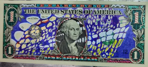 Dollar Bill Art #227