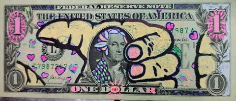 Dollar Bill Art #233