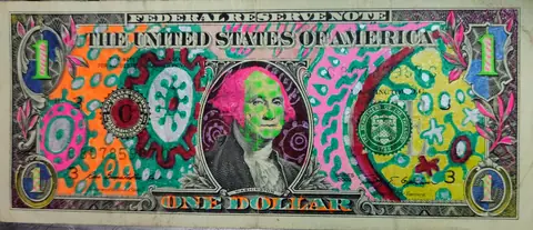 Dollar Bill Art #245