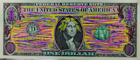 Dollar Bill Art #257