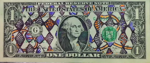 Dollar Bill Art #303