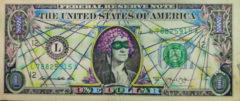 Dollar Bill Art #320