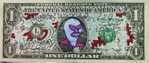 Dollar Bill Art #340