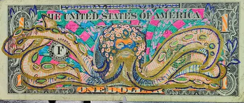 Dollar Bill Art #370