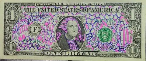 Dollar Bill Art #386