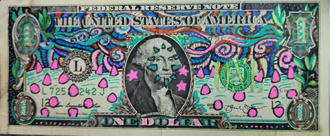 Dollar Bill Art #402