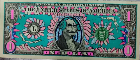 Dollar Bill Art #430