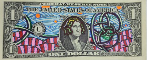 Dollar Bill Art #472