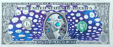 Dollar Bill Art #498